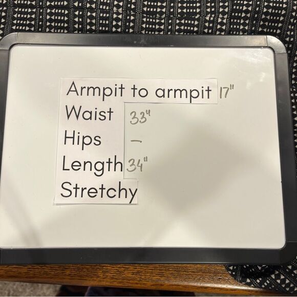 Loft Chic Black and White Patterned long sleeve fit and flare Dress Size small - Picture 8 of 11